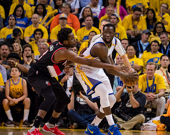 NBA: Playoffs-Portland Trail Blazers at Golden State Warriors