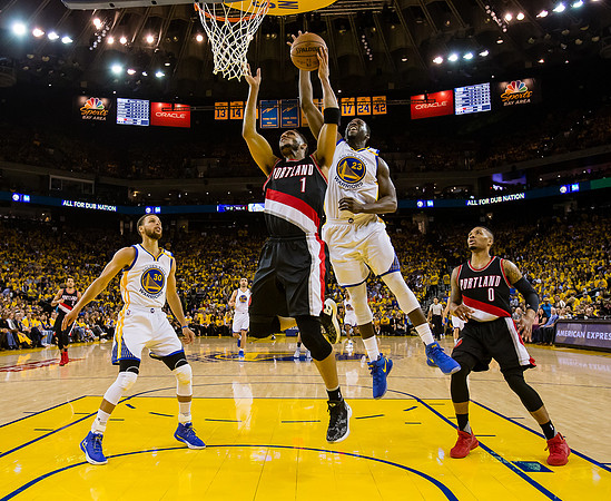NBA: Playoffs-Portland Trail Blazers at Golden State Warriors