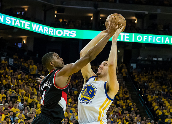 NBA: Playoffs-Portland Trail Blazers at Golden State Warriors