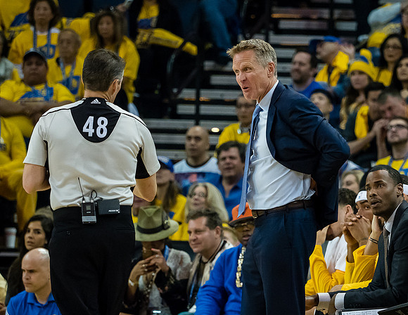 NBA: Playoffs-Portland Trail Blazers at Golden State Warriors