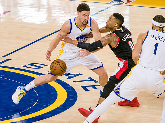NBA: Playoffs-Portland Trail Blazers at Golden State Warriors