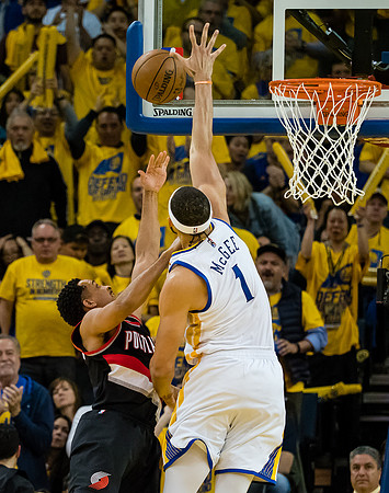 NBA: Playoffs-Portland Trail Blazers at Golden State Warriors