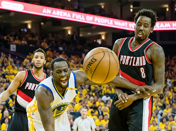 NBA: Playoffs-Portland Trail Blazers at Golden State Warriors