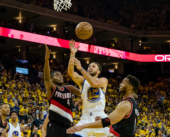 NBA: Playoffs-Portland Trail Blazers at Golden State Warriors