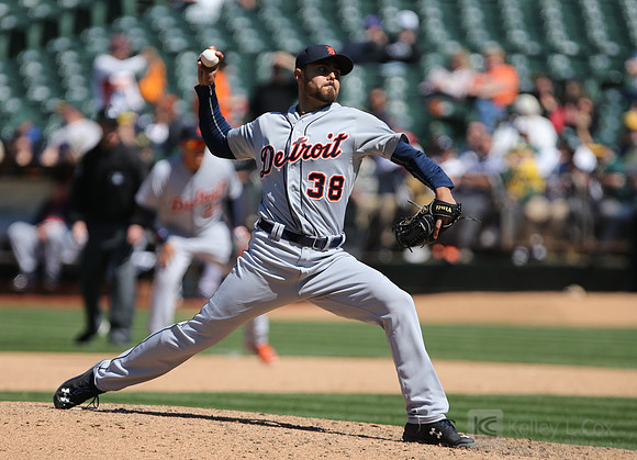 MLB: Detroit Tigers at Oakland Athletics