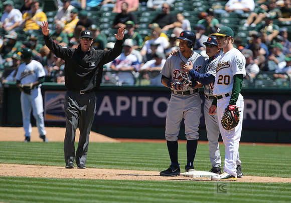 MLB: Detroit Tigers at Oakland Athletics