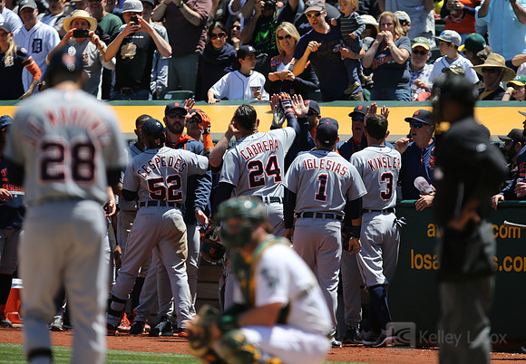 MLB: Detroit Tigers at Oakland Athletics