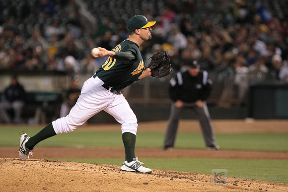 MLB: Cleveland Indians at Oakland Athletics