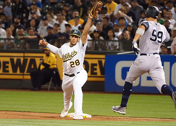 MLB: New York Yankees at Oakland Athletics