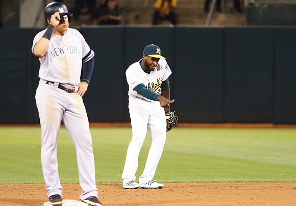 MLB: New York Yankees at Oakland Athletics
