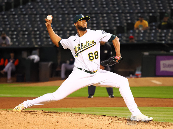 MLB: Houston Astros at Oakland Athletics