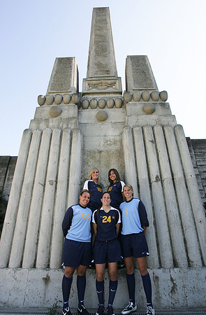 Cal Women's Soccer Head Shots