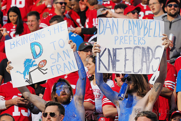 NFL: NFC Championship-Detroit Lions at San Francisco 49ers