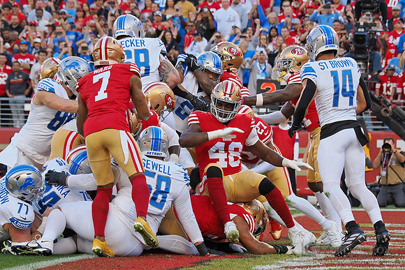 NFL: NFC Championship-Detroit Lions at San Francisco 49ers