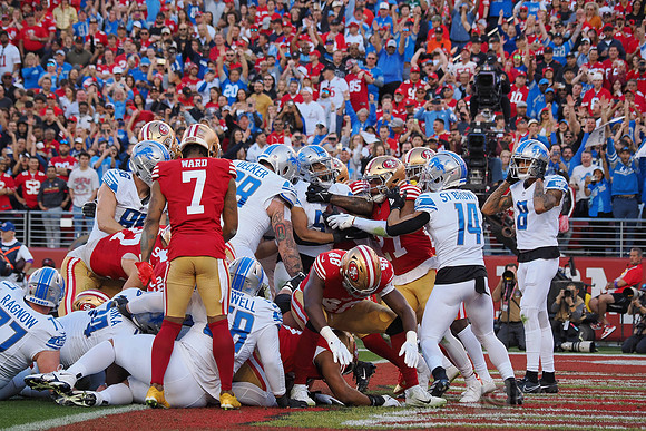 NFL: NFC Championship-Detroit Lions at San Francisco 49ers
