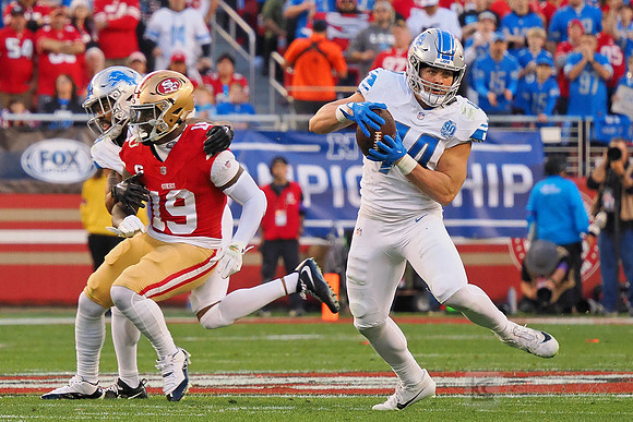 NFL: NFC Championship-Detroit Lions at San Francisco 49ers