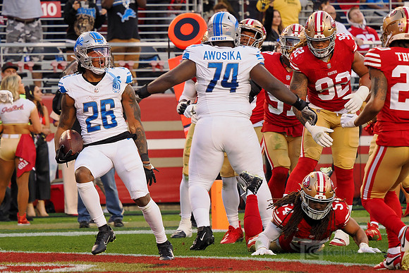 NFL: NFC Championship-Detroit Lions at San Francisco 49ers