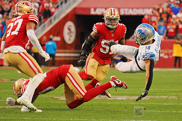 NFL: NFC Championship-Detroit Lions at San Francisco 49ers