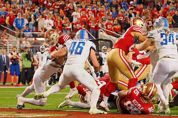 NFL: NFC Championship-Detroit Lions at San Francisco 49ers