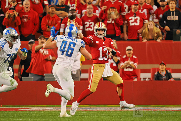 NFL: NFC Championship-Detroit Lions at San Francisco 49ers