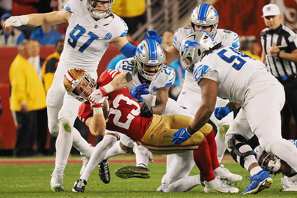 NFL: NFC Championship-Detroit Lions at San Francisco 49ers