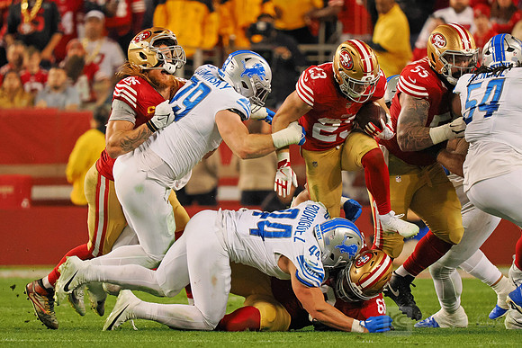 NFL: NFC Championship-Detroit Lions at San Francisco 49ers