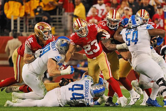 NFL: NFC Championship-Detroit Lions at San Francisco 49ers