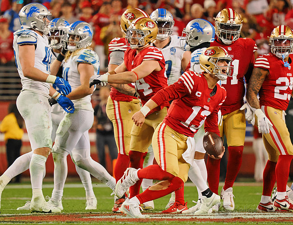 NFL: NFC Championship-Detroit Lions at San Francisco 49ers