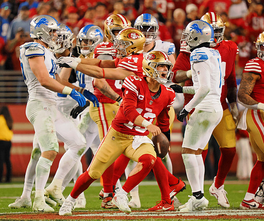 NFL: NFC Championship-Detroit Lions at San Francisco 49ers
