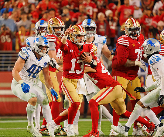 NFL: NFC Championship-Detroit Lions at San Francisco 49ers