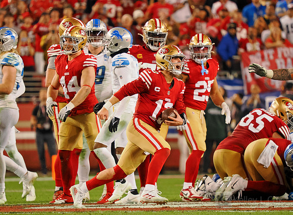 NFL: NFC Championship-Detroit Lions at San Francisco 49ers