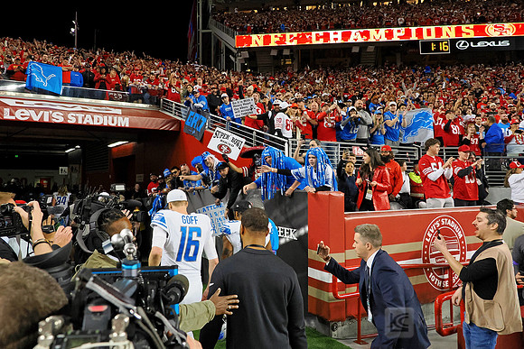 NFL: NFC Championship-Detroit Lions at San Francisco 49ers