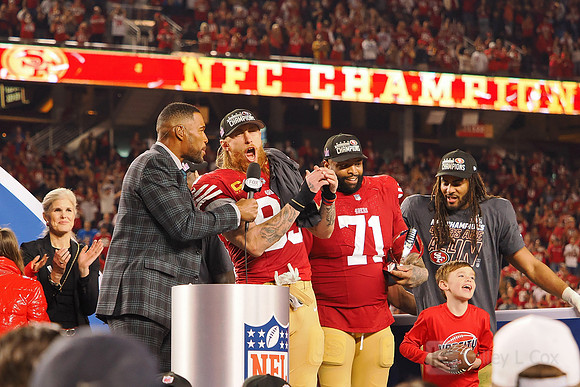 NFL: NFC Championship-Detroit Lions at San Francisco 49ers