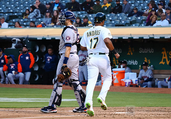MLB: Houston Astros at Oakland Athletics