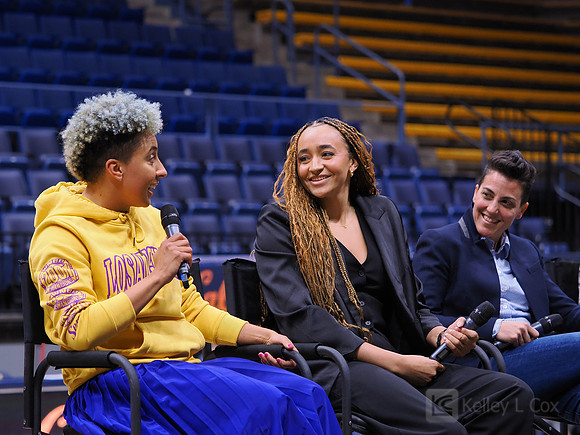 Layshia Clarendon, Haley Jones, Jamila Wideman