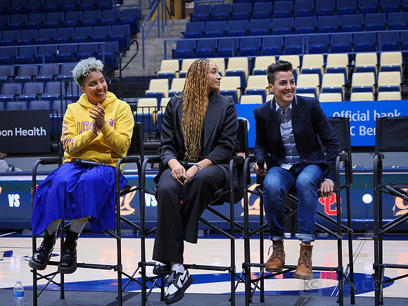 Layshia Clarendon, Haley Jones, Jamila Wideman