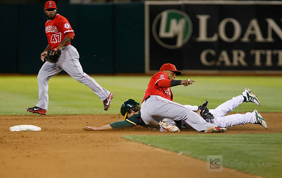 MLB: Los Angeles Angels at Oakland Athletics
