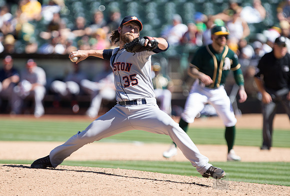 MLB: Houston Astros at Oakland Athletics