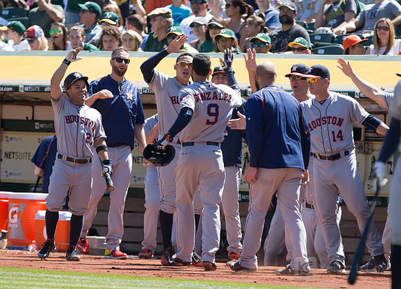 MLB: Houston Astros at Oakland Athletics