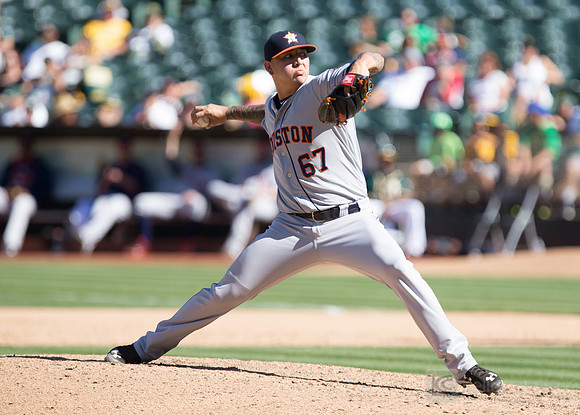 MLB: Houston Astros at Oakland Athletics