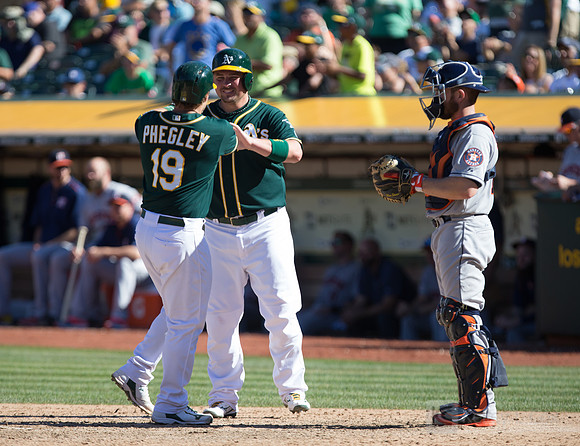 MLB: Houston Astros at Oakland Athletics