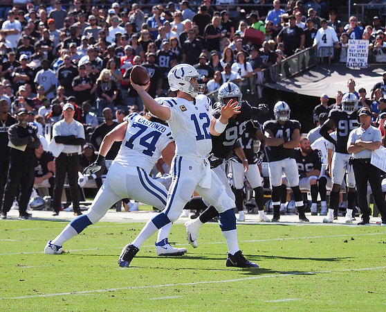 NFL: Indianapolis Colts at Oakland Raiders