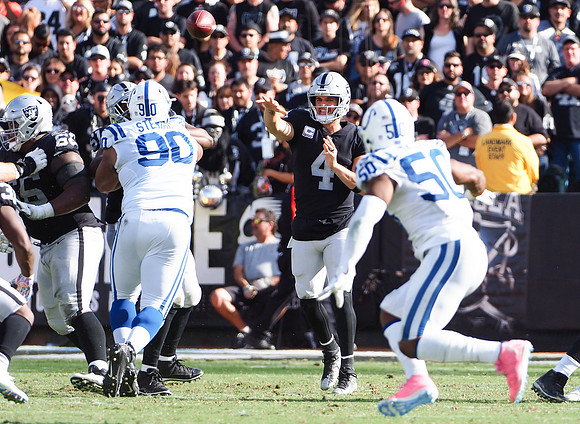 NFL: Indianapolis Colts at Oakland Raiders