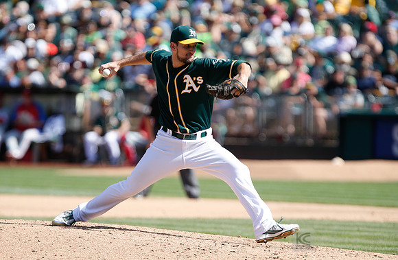 MLB: Philadelphia Phillies at Oakland Athletics