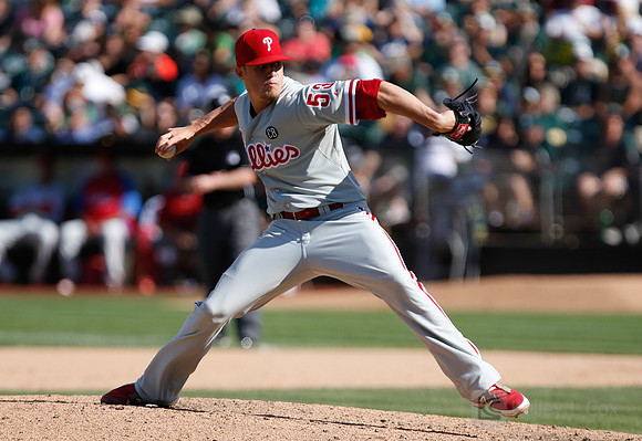 MLB: Philadelphia Phillies at Oakland Athletics