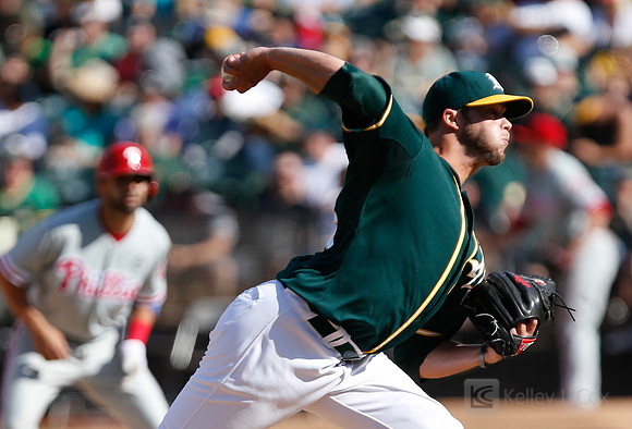 MLB: Philadelphia Phillies at Oakland Athletics