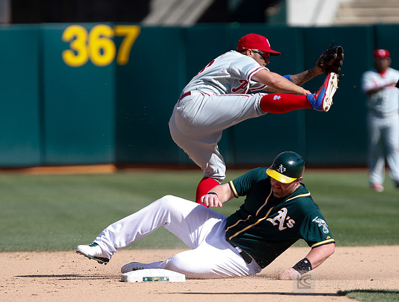 MLB: Philadelphia Phillies at Oakland Athletics