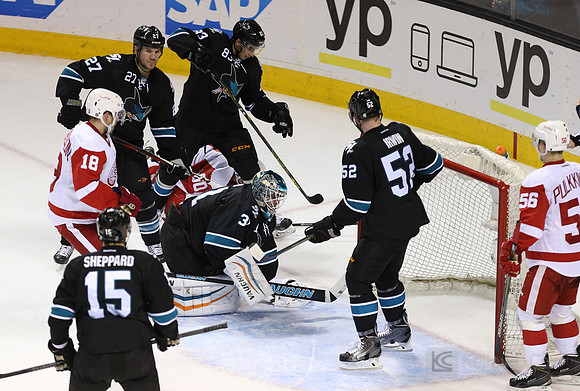 NHL: Detroit Red Wings at San Jose Sharks