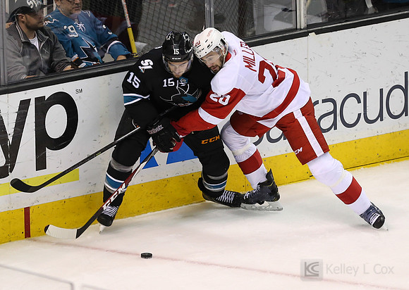 NHL: Detroit Red Wings at San Jose Sharks
