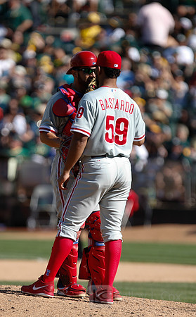 MLB: Philadelphia Phillies at Oakland Athletics